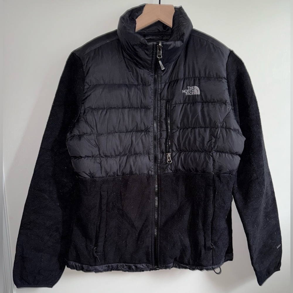 The North Face Jacket Denali 550 Goose Down Women’s Size Medium Black Fleece